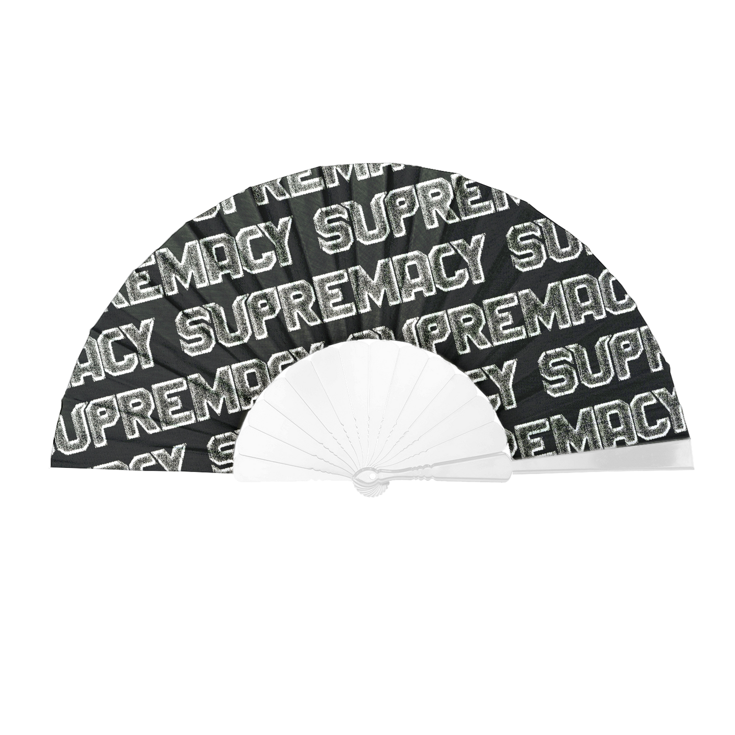 055 | Black/White Handfan