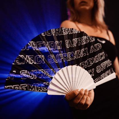 055 | Black/White Handfan